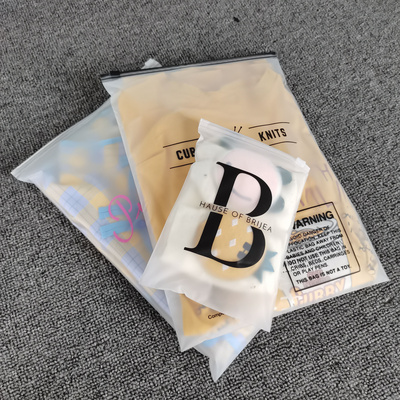 OEM Custom cornstarch Frosted zipper bag Biodegradable Frosted surface sealing bag compostable zipper lock for Socks Packaging