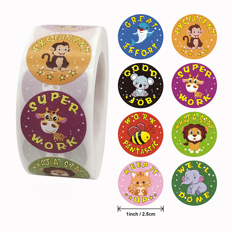 OEM/ODM customised stickers for packaging uv texture food size box sealing  promotional stickers