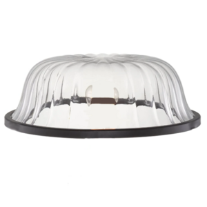 Modern Farmhouse Semi-Flush Mount Ceiling Light With Glass Lamp Shade