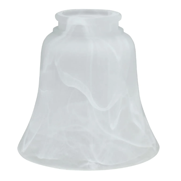 Alabaster Glass Bell Lamp Shade Replacement for Ceiling Fan Light