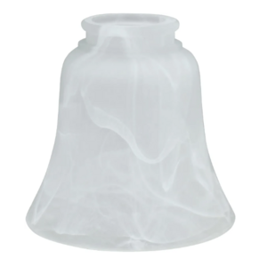 Alabaster Glass Bell Lamp Shade Replacement for Ceiling Fan Light