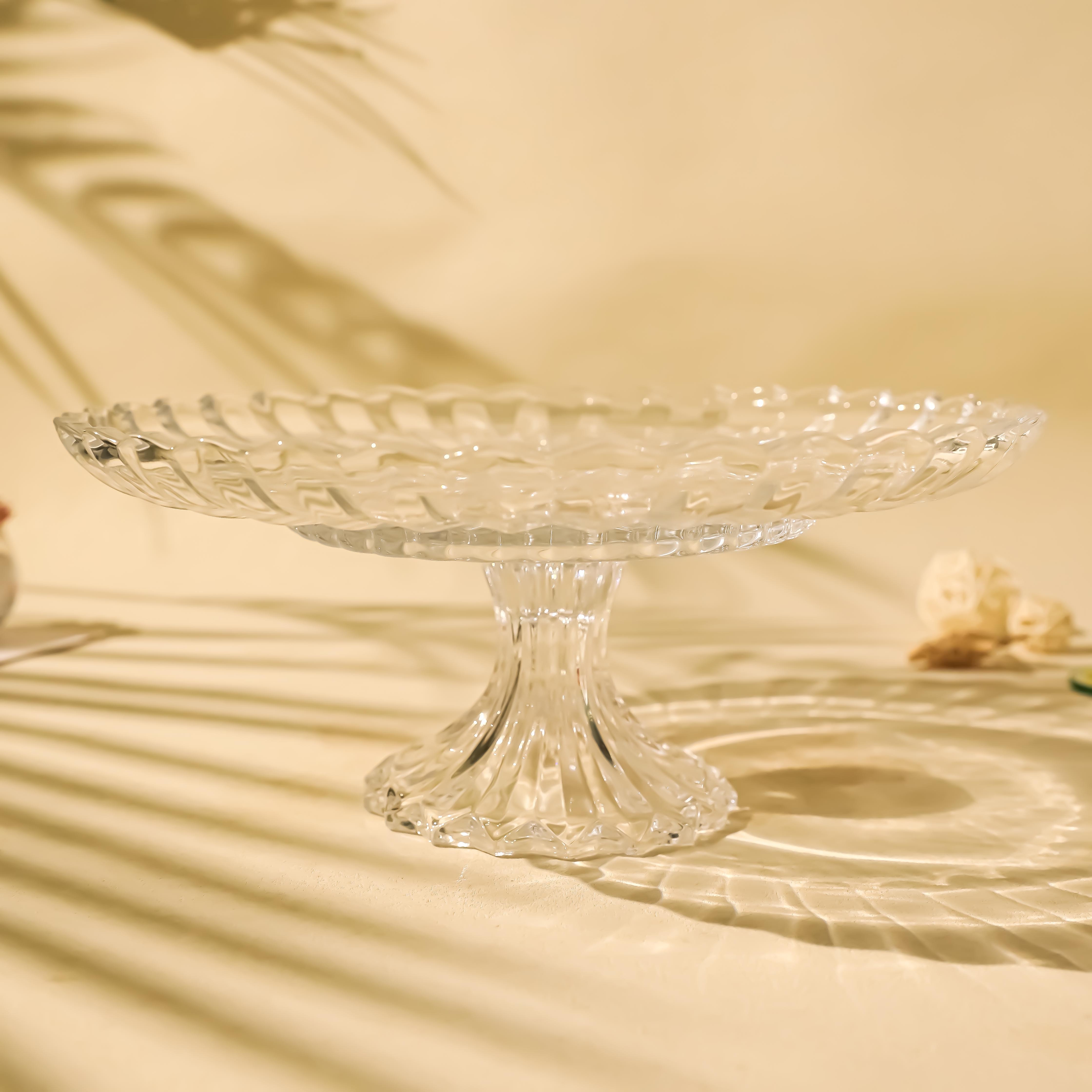 BSCI Factory High Quality Clear glass dishes for decorative Home party clear glass dishes