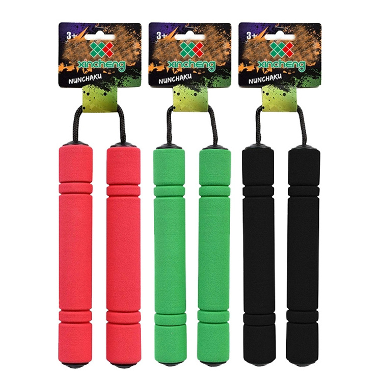 EVA Foam Martial arts weapons Style Sponge Nunchakus for kids outdoor toy