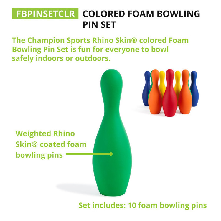 2024 professional manufacturer custom japanese kids sport toy eva Foam Bowling ball skittles set for Indoor bowling pin game