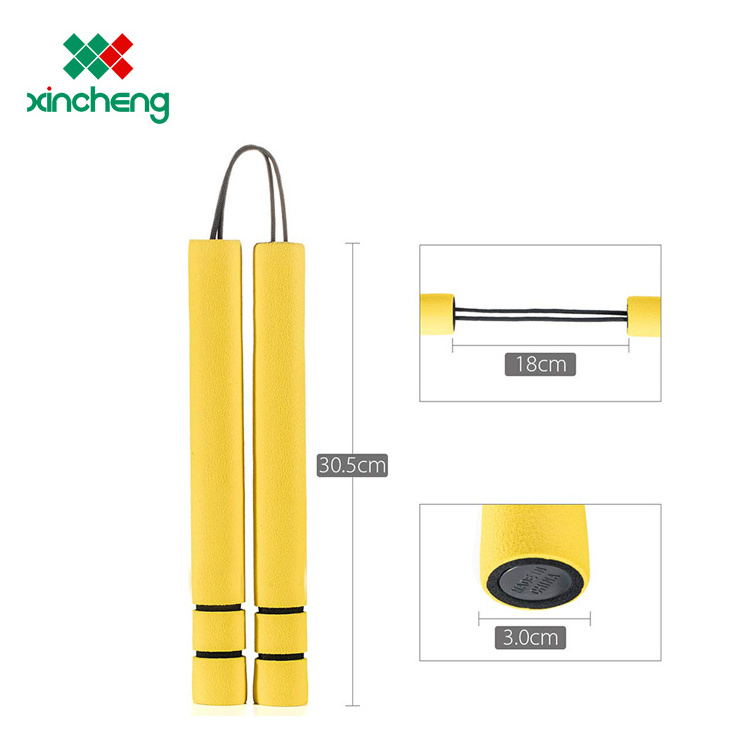 Kung fu eva Foam nunchakus with sponge handle nunchakus children for kids paly toy made in china