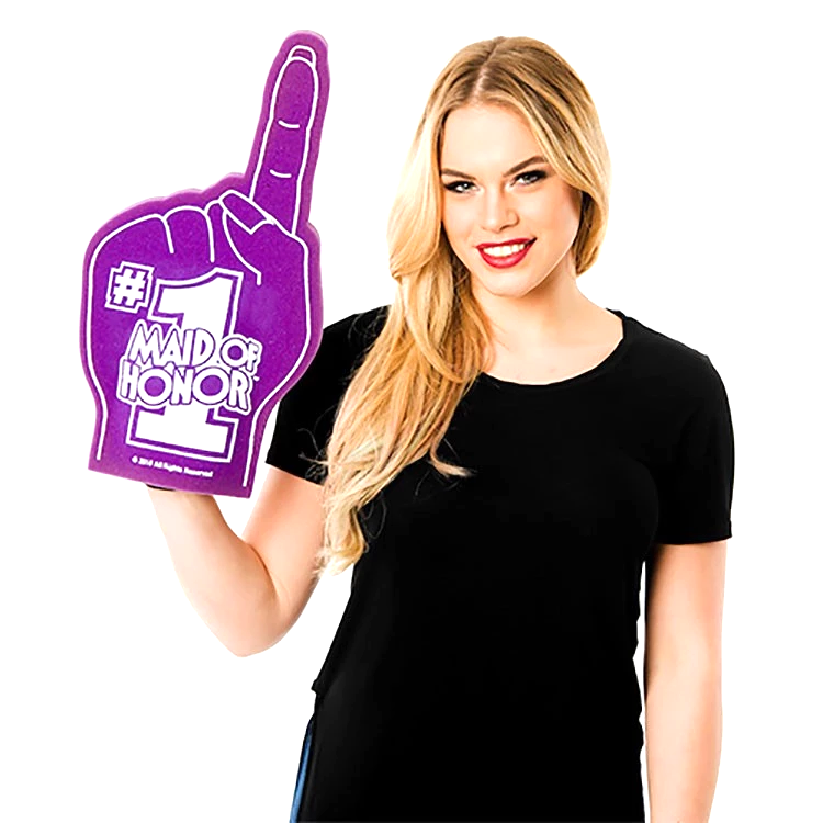 Wholesale Custom Non-toxic 10MM Big Toy Struggle with fists refuel shape EVA foam/Sponge fist finger fan cheering foam hands