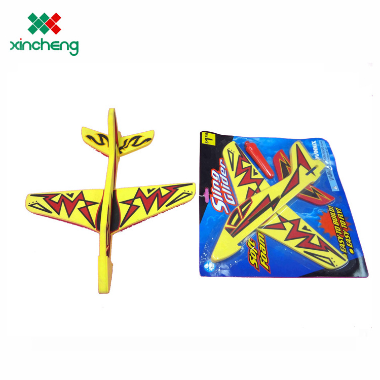 2024 Newest Throwing Glider Aircraft Inertial EVA Foam Flying Airplane Model Toys For Children Plane Toy