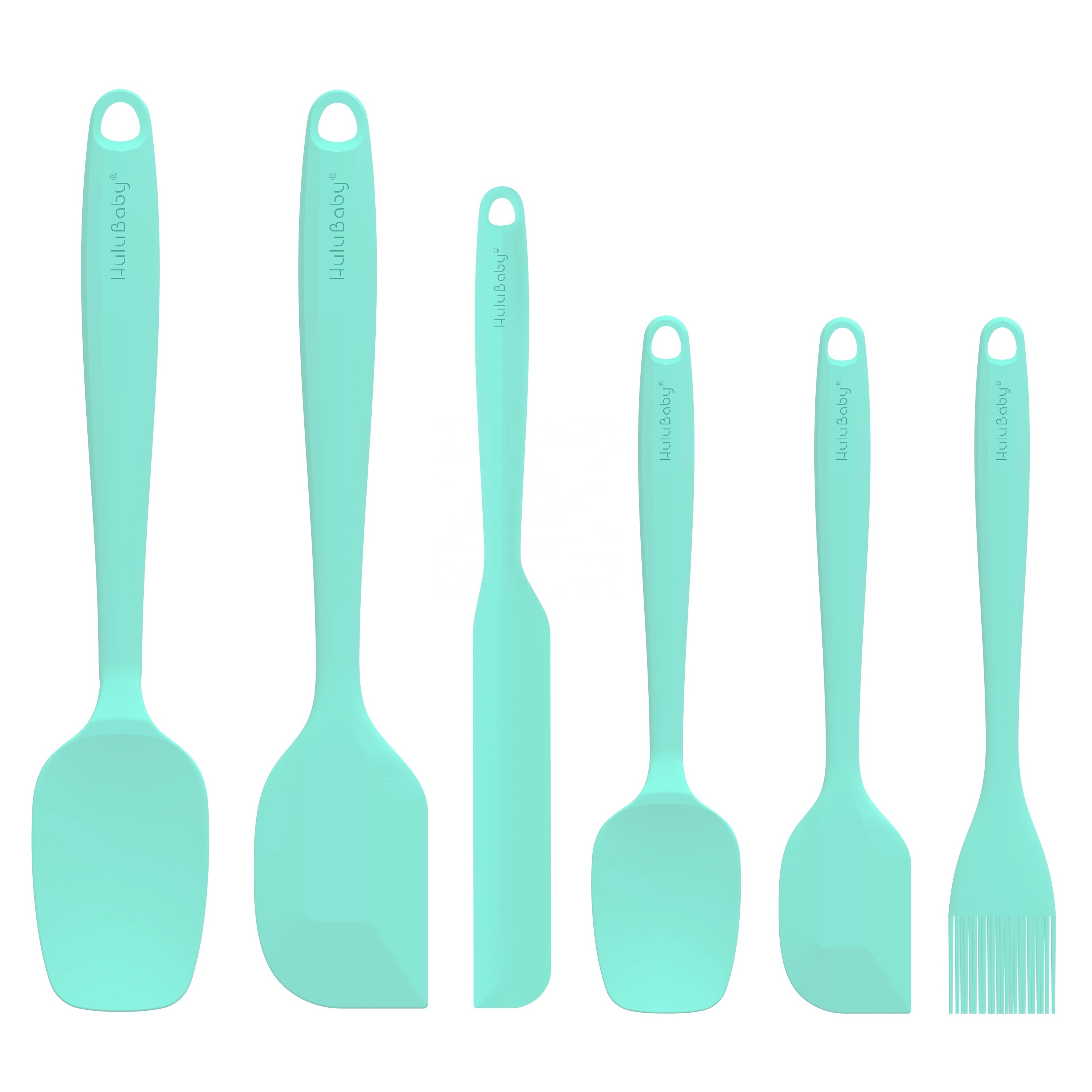 Silicone Spatula Set of 6 Heat Resistant 600 Food Scraper for Baking Cooking Mixing Scraping Nonstick Cookware Kitchen