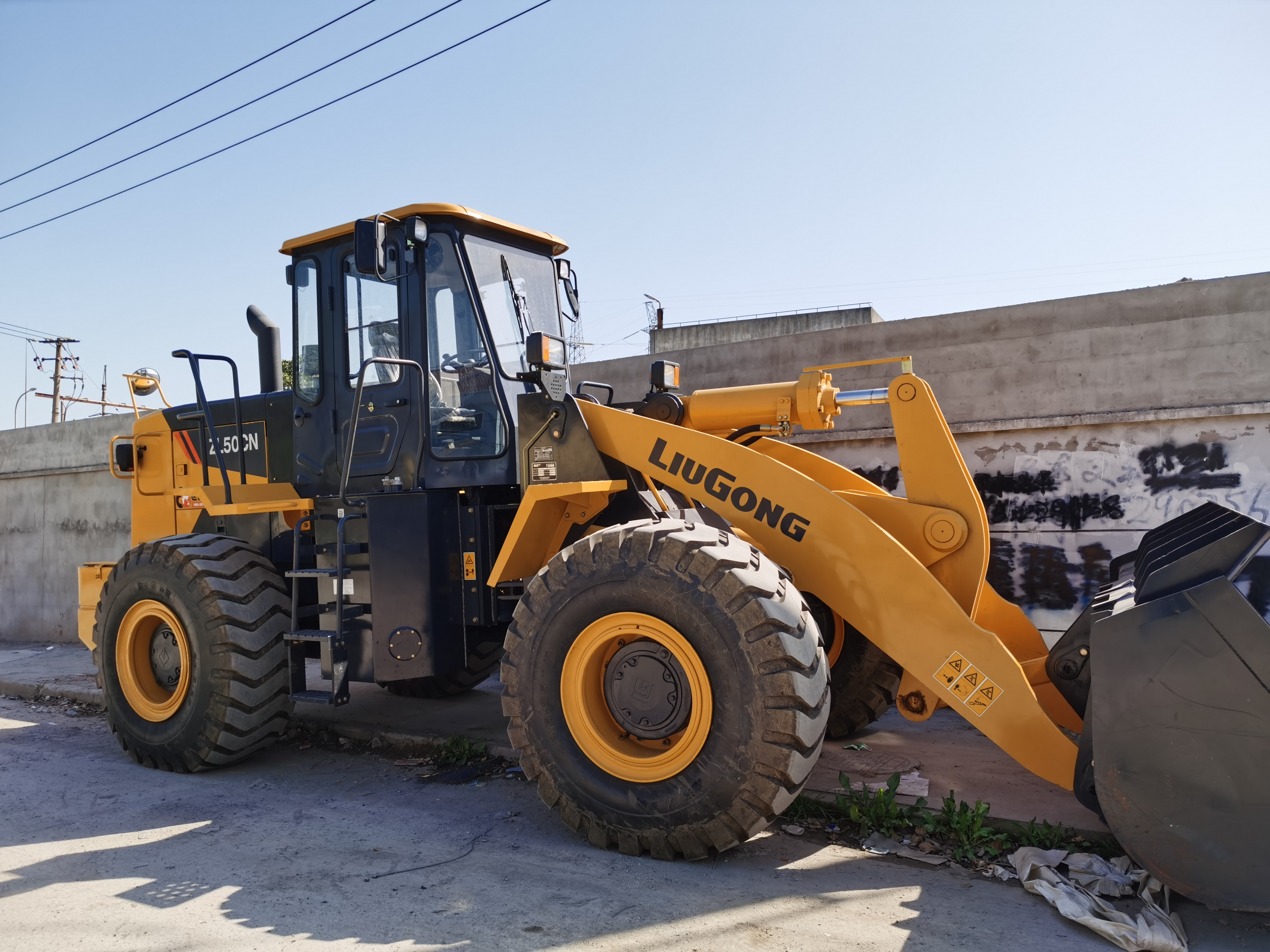 Chinese top brand zl50cn wheel loader powerful machine zl50cn