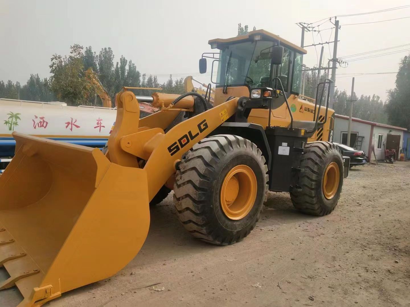 SDLG lg953 Earthmoving machinery 5 ton telescope wheel loader 5ton loader payloader machine with price