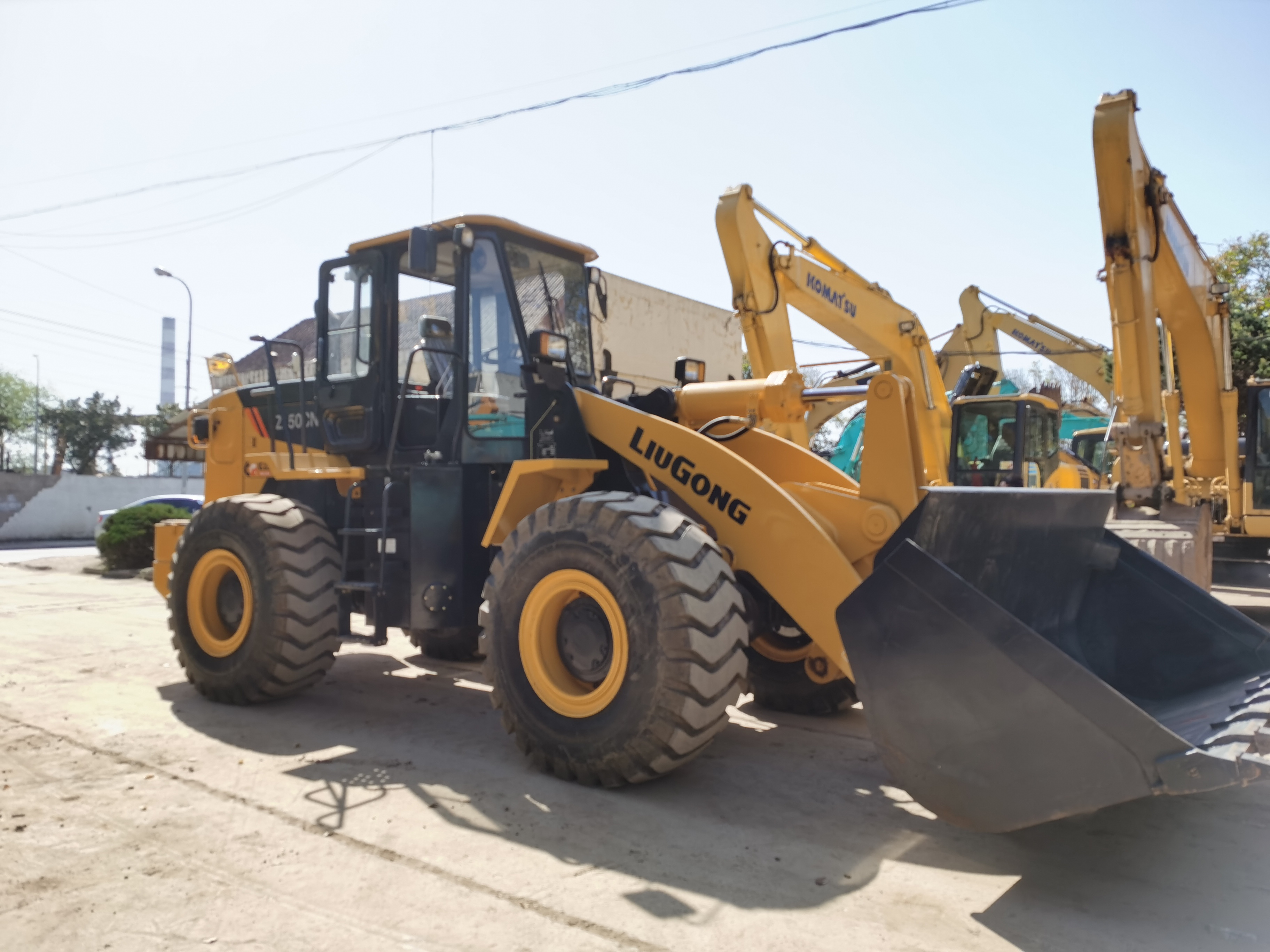 Chinese top brand zl50cn wheel loader powerful machine zl50cn