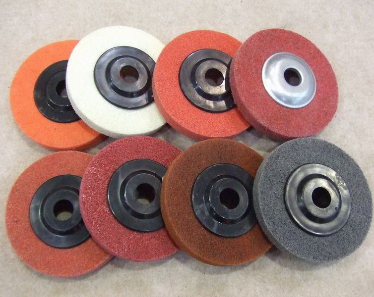 Stainless Steel Unitized Buffing Angle Grinder Polishing Disc Non-woven Industrial Abrasives Unitised Grinding Wheels