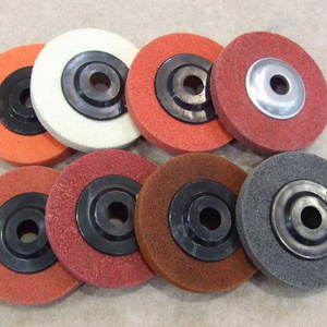 Stainless Steel Unitized Buffing Angle Grinder Polishing Disc Non-woven Industrial Abrasives Unitised Grinding Wheels