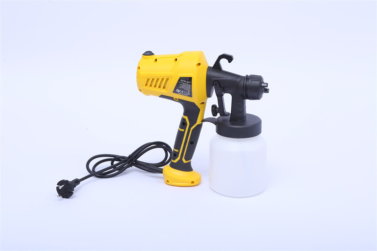 Hand Held Electric Spray Gun 800ml 500w Power Portable Airless Paint Sprayer With High Pressure