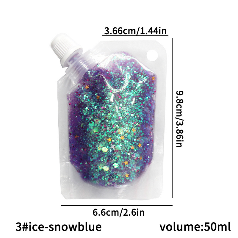 Multiple Colour Glitter Gel Sequins Glitter Paint for Face Body Eye Lip Hair Sparkling Holographic Gel Glitter Makeup