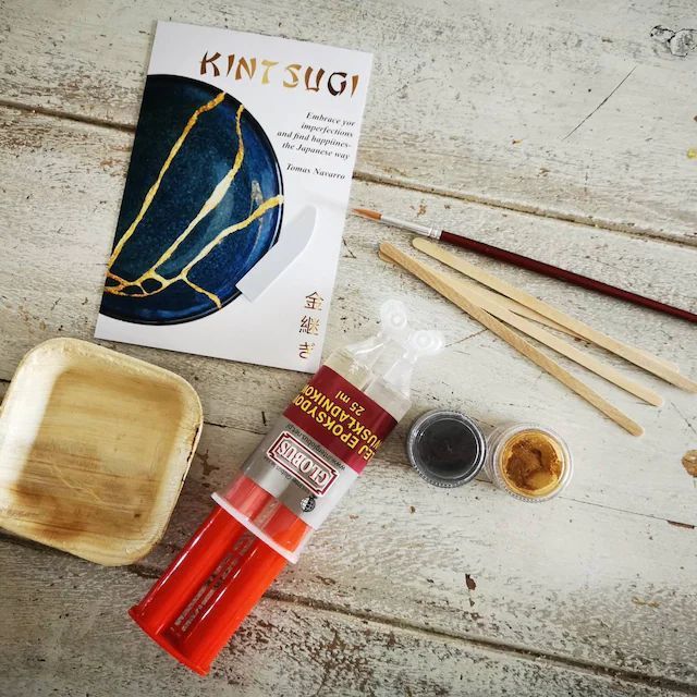 Epoxy Resin Ab Glue Kit Kintsugi Ceramic Glue Adhesive for Ceramic