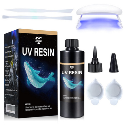 Hard UV Resin Glue Ultraviolet Curing Solar Cure Sunlight Activated Crystal Clear Hard Glue DIY Jewelry Making Tools