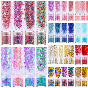 Holographic Extra Fine Glitter Powder for Nail Arts Pigment Glitter for Body Face Hair Craft Glitter for Resin Slime Tumblers