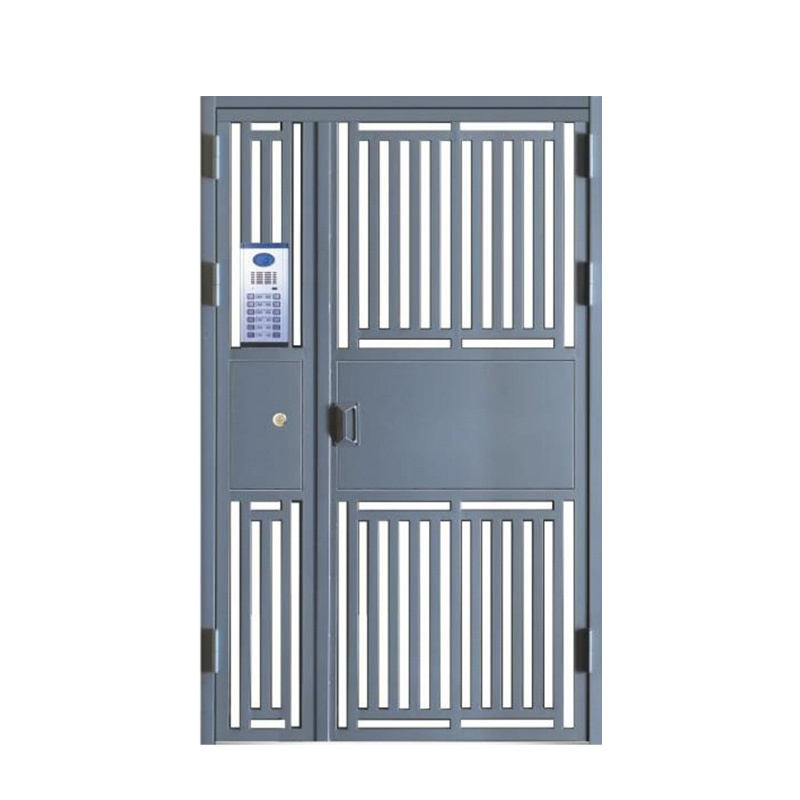 Factory Wholesale Apartment Main Entrance Gate Exterior Grille Security Door Metal Frame Door Metal door