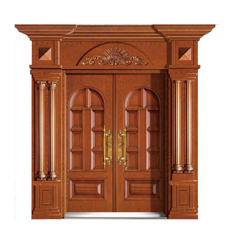 Non-Standard Size Entrance Main Door Modern Luxury Villa Security Door Decorative metal custom steel security door