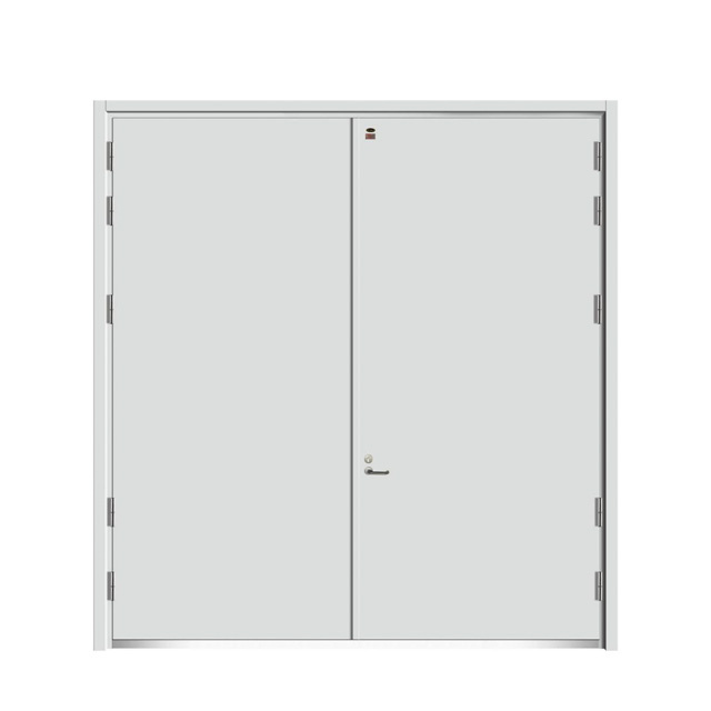 Oversized Steel Heat-insulating Fireproof Access door Double Leaf Steel fire Rated Door