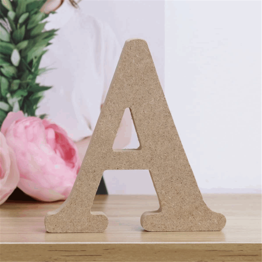 Modern DIY decorative alphabet letters plaque wall numbers decor best selling home decor wooden letter blocks