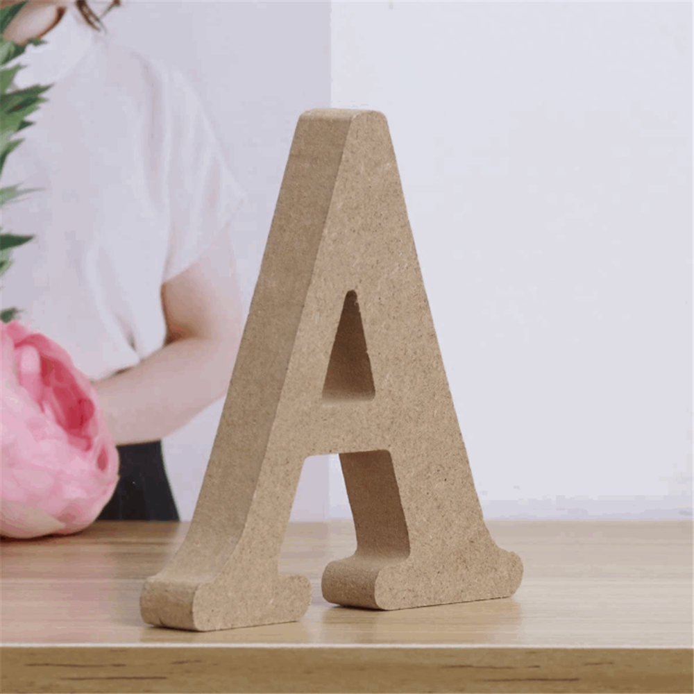 Modern DIY decorative alphabet letters plaque wall numbers decor best selling home decor wooden letter blocks