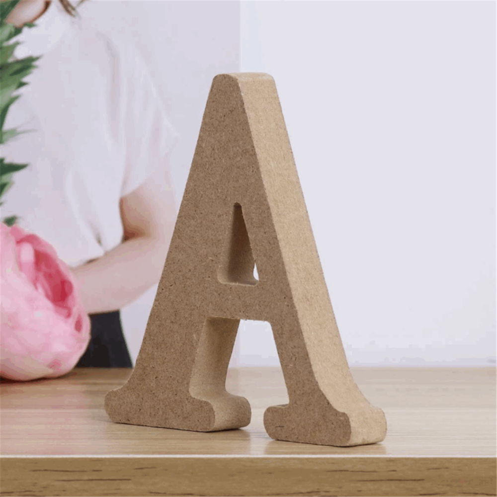 Modern DIY decorative alphabet letters plaque wall numbers decor best selling home decor wooden letter blocks