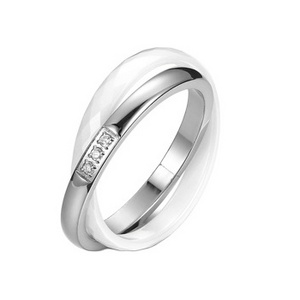 Custom High Quality Men Stainless Steel Love Ring Medieval Women Jewelry