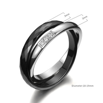 Custom High Quality Men Stainless Steel Love Ring Medieval Women Jewelry