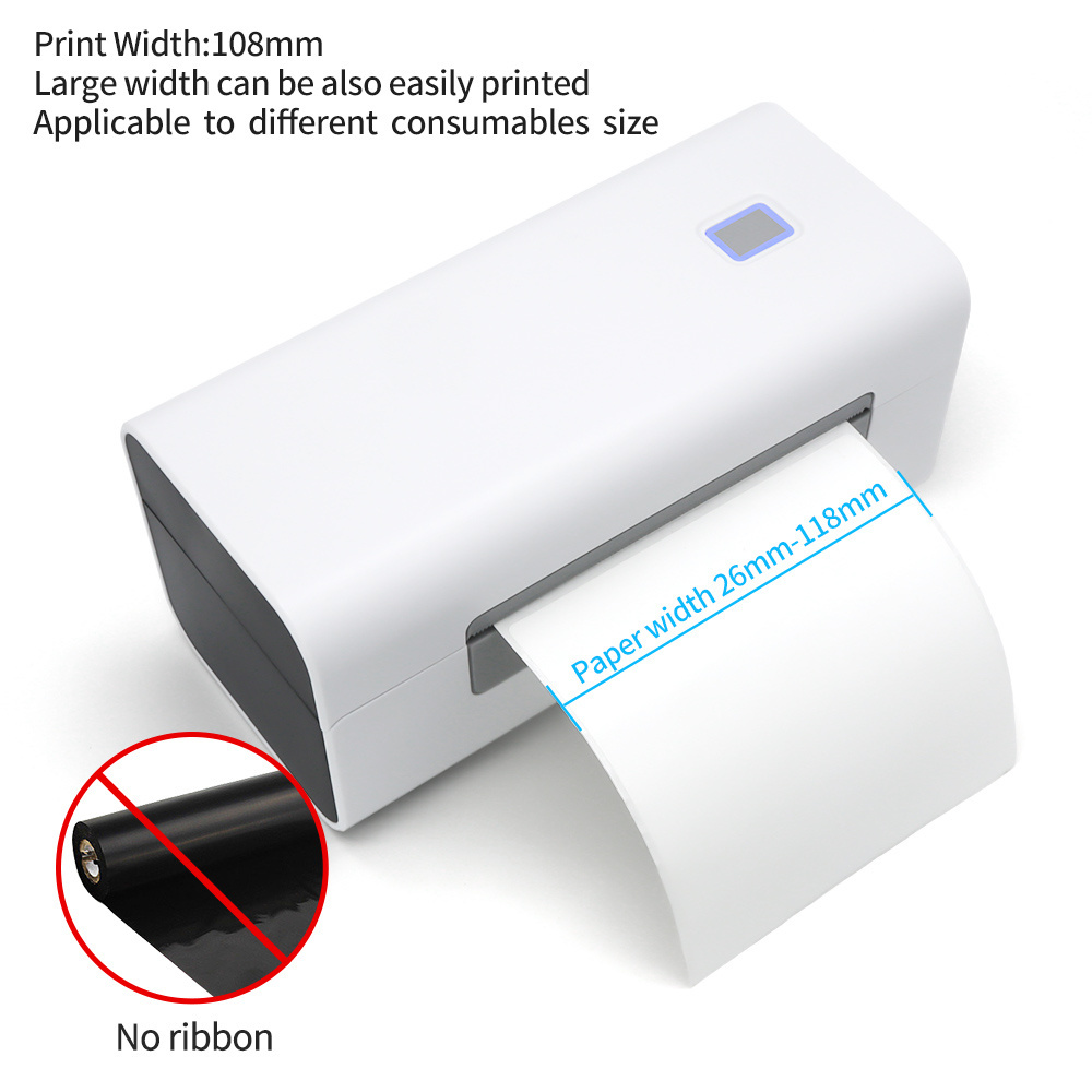 Xincode Fast Printing Waybill Label Printer 4x6 Shipping Sticker Thermal Barcode Printer