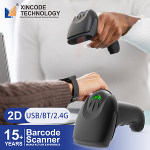 Xincode 2D Price Scanner Bluetooth Barcode Scanner Handheld Barcode Reader 2.4G qr code scan Wireless scanning gun for inventory