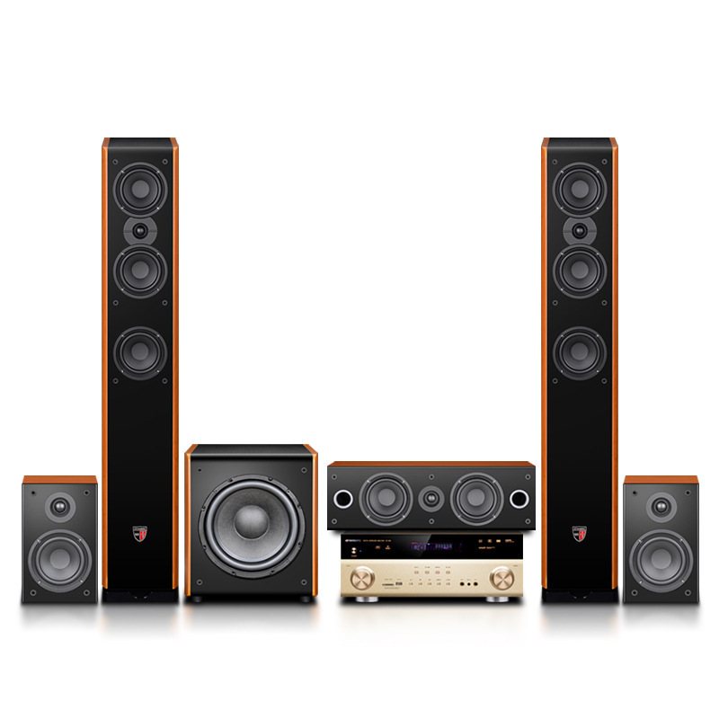 DMSEINC Beautiful No.3 5.1/7.1 Home Theater Audio Set HD Home Bluetooth Speaker Subwoofer