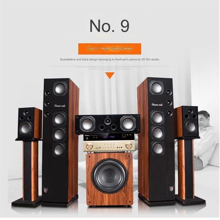 DMSEINC No.9 5.1 home theater audio set Bluetooth home karaoke box subwoofer custom wholesale