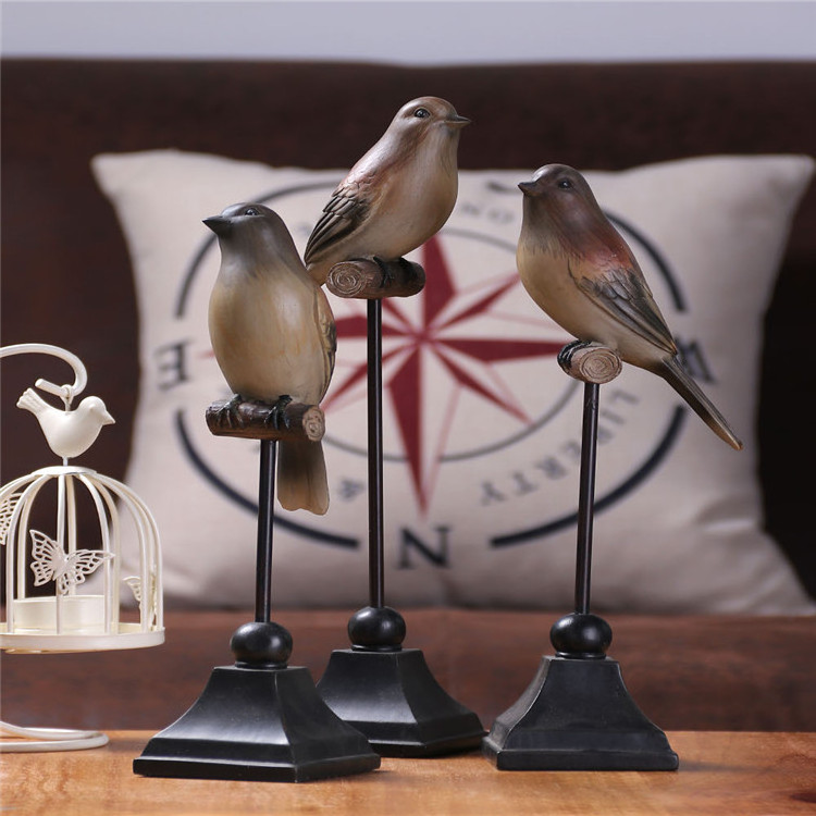 Hot Sale Personalized Handmade Wood/Polyresin Decorative unfinished wood bird