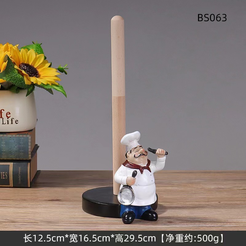 life size chef statue for home with LOGO/Shape/Size/Packing Customized Acceptable