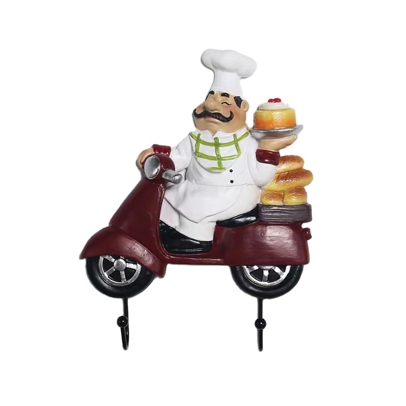 life size chef statue for home with LOGO/Shape/Size/Packing Customized Acceptable