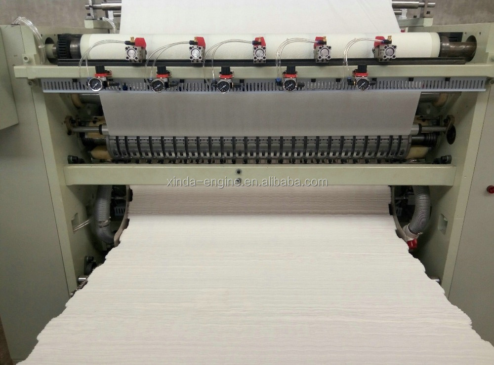 factory production line v folding automatic kleenex tissue paper facial tissue box making machine