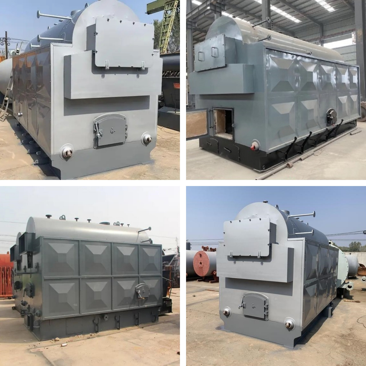 Horizontal 1tph to 16tph Coal Fired Moving Grate Stoker Solid Fuel Steam Boiler For Paper Factory