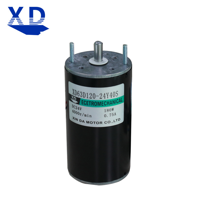 Manufacture 12V/24V 180W high speed motor motor positive and negative speed micro DC motor dc treadmill permanent