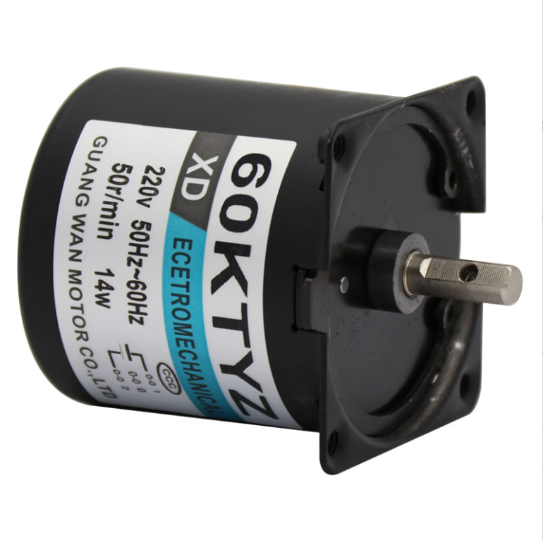 60KTYZ Small and Lightweight 220V AC Synchronous Motor Ideal for Rotary Light Barbecue and Various Industrial Applications