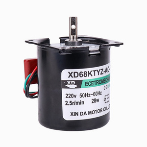 28W ac pmsm motor 68ktyz, suitable for automation equipment such as treadmills, ice makers, barbecue machines, etc