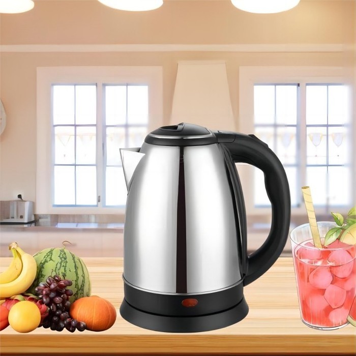 2022 hot selling 1.8L 360 degrees rotational stainless steel electric  boiling water kettle for kitchen appliance.