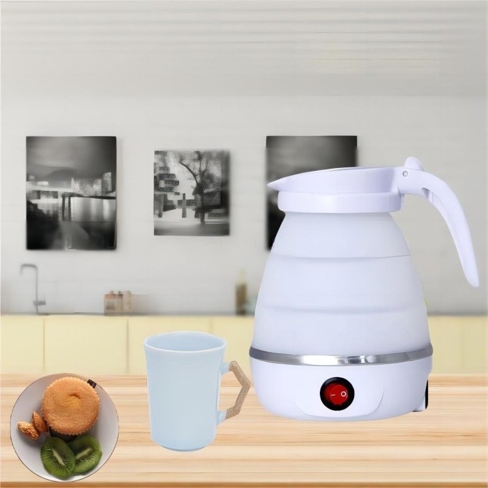 Colorful silicone Foldable Electric Kettle Cute compact household Electric Kettle Coffee room portable Electric Kettle