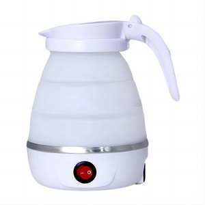 Colorful silicone Foldable Electric Kettle Cute compact household Electric Kettle Coffee room portable Electric Kettle