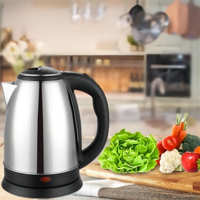 2022 hot selling 1.8L 360 degrees rotational stainless steel electric  boiling water kettle for kitchen appliance.