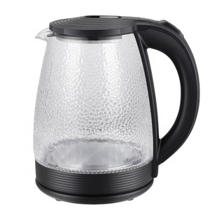 New Design Hot Selling Borosilicate Glass 1.8L Electric Kettle 1500W Beautiful Blue LED Lights Electric Glass Tea Kettles