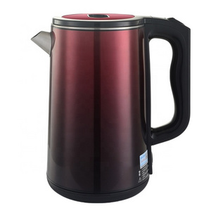 High Quality Auto-Off Rapid Boil Water Heater Household Kitchens Color Double Wall Cordless Electric Tea Kettle