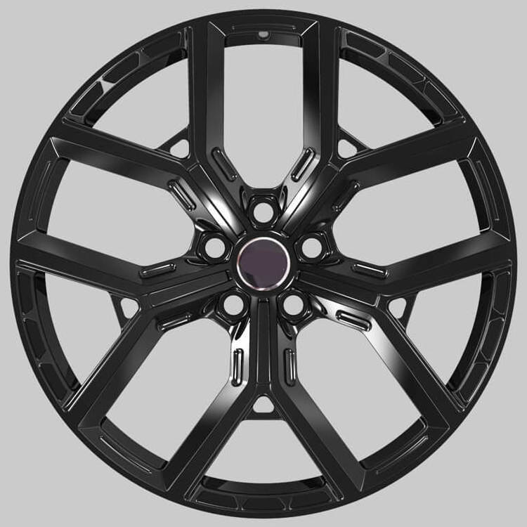 Xinda Wholesale custom Bright black forged 22 inch wheels for Land Rover Defender Rim Range Rover Star Pulse Sp