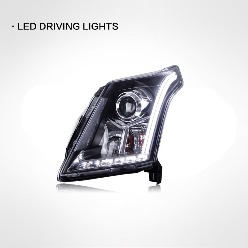 Applicable 10-15 Cadillac SRX Headlight assembly modification LED Daytime portable lighters lens xenon headlight